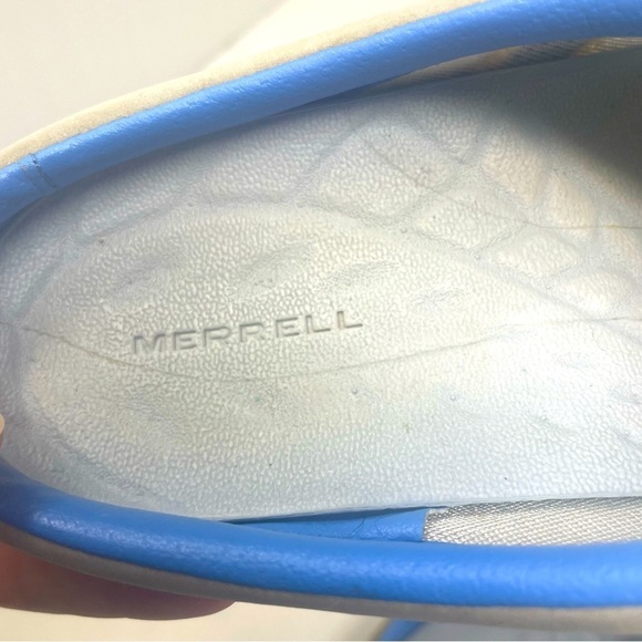 Merrell Shoes Kula Slide Illusion Blue Mush Slip On Mules Size 7.5 - Picture 7 of 9